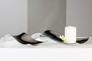 Design Schale "Emotion", 29 cm, silber Bild 2
