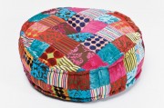 Sitzkissen Patchwork "Velvet Round", 59 cm, mehrfarbig Bild 2