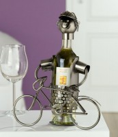 Gilde Flaschenhalter  Fahrradfahrer , 28 cm