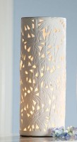 Tischleuchte  Bamboo , 40 cm, creme