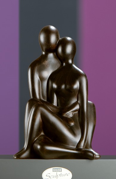 Gilde Skulptur Francis Paar "Behaglichkeit",