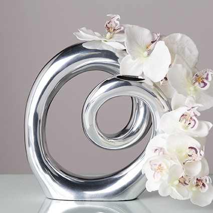 Wohnzimmer Deko Design braun ecksofa design wohnbereich modern Deko Design Vase Tischvase Aluminiumvase Twins 25 Wohnzimmer Deko Design wohnzimmer deko wohnzimmer deko bambus dekoration hangelampen eingebaut lampen Deko Design Vase Tischvase Aluminiumvase Twins 25